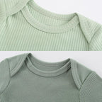 Newborn Baby Short Sleeve Bodysuit Cotton One-Piece Baby Clothes 5-Pack, 0-12 Months