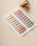 Hair Clips for Girls Women,Assorted 20Pcs 2" Solid Colors Hair Accessories for All Age Girls Toddler Kids,Fully Lined Alligator Clips Handmade Barrettes