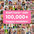 Cookie Box Crochet Kit for Beginners - Learn to Craft Amigurumi Stuffed Animals - Knitting Gift for Kids and Adults - Beginner-Friendly Yarn - Stitch-by-Stitch Video Tutorial - Bear Ted