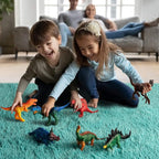 STEM.org Dinosaur Painting Kit for Kids with Dino Trivia-Dinosaur Crafts for Kids Ages 3-5 + w/ 2 T-Rex Set - Screen Free, Educational Gifts for Boys