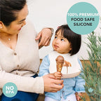 Loulou Lollipop Soft, Waterproof Silicone Feeding Bib