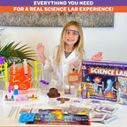 Science Kits for Kids | Ultimate Chemistry Lab Setup with 100 Experiments | Toys Set for Boys and Girls Age 7-8-9-12