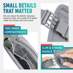 Hidden Money Belt for Travel for Men, Waist Wallet Anti Theft, RFID Passport Holder For Travel Men Or Women, Money Pouch, RFID Passport Holder