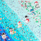 LAWOHO Slime Build a Snowman Kit, Snowman Christmas Crafts for Kids, Stocking stuffersfor Kids Christmas Crafts Xmas Gift