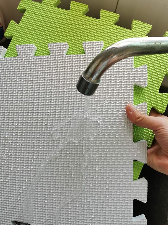 YIMINYUER® 20 Tiles (30cm×30cm×1cm Each Tile) Baby Soft Puzzle Play Mats, Kids Thick EVA Foam Floor, Toddlers & Children's Soft Interlocking Mat R04R08R11G301020