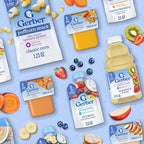 Gerber Stage 2 Baby Food, Sweet Potato Turkey with Oats Puree Tub, Nourishing Blends, No Added Colors or Flavors, Baby Puree, 16-Pack