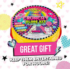 YOLO Unicorn Candy Craze Slime Kit - DIY Slime Making Set for Girls 8-12 with 40+ Magical Add-ins, Glitter & Cloud Slime Supplies