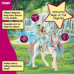Schleich Bayala - 3 PC Fairy Toys Set - Eyela and Unicorn Figure Playset - Cute Fairy Doll and Fantasy Figurines for Girls and Boys - Magical Toys for Pretend, Imaginative Play - Kids Ages 5+ | 70569