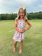 Wee Ones Girls' Plain Wrap Classic Grosgrain Hair Bows on a WeeStay No-Slip Hair Clip, Handmade, King, Antique White