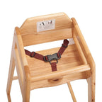 Seating Ready-to-Assemble Restaurant Wood Bar Height High Chair, Baby Highchairs, Durable Dining Feeding Chair with Steps, High Chairs for Babies and Toddlers, Number 04