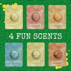 Dinosaur Bath Bombs for Kids with Surprise Dino Toys Inside (6 Pack) - Large Bubble Bath Bombs for Boys and Girls - USA Made, Fruity Scents, Children and Teen Gift Ideas by Two Sisters