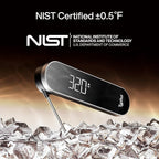 InstaProbe Core 0.5 Sec Instant Read Meat Thermometer Digital with Readable Display in Sunlight for Cooking, Professional Thermometer with IP67 Waterproof for Grill, BBQ, Cooking, Smoker