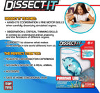 Dissect-It Simulated Synthetic Lab Dissection Toy, STEM Projects for Kids, Animal Science, Biology, Anatomy Home Learning Kit, Piranha