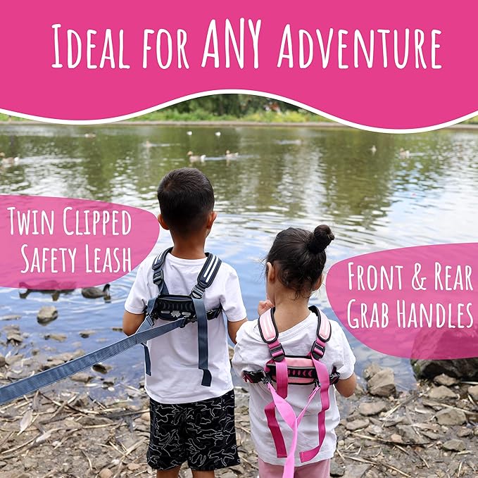 Hobbledehoo Safety Harness For Kids & Toddlers Aged 2-7 Years, Child Harness For Walking & Play Autism Safety Awareness