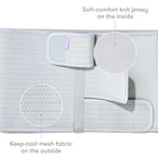 Frida Mom Belly Binder, Postpartum Essentials for Natural and C-Section Recovery, Adjustable Compression Wrap, After Birth Brace, Abdominal Band, 9" High