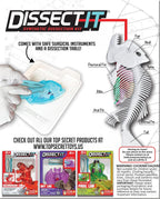 Dissect-It Simulated Synthetic Lab Dissection Toy, STEM Projects for Kids, Animal Science, Biology, Anatomy Home Learning Kit, Piranha