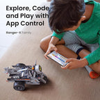 Sillbird Building Robot Dinosaur Kit with Remote Control Christmas Stem Gifts for Boys Age 8-12, Build Coding Robotic Toys for Kids Birthday, 5 in 1 Buildable Set with 646 Pieces