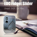 New Decompression Metal Poker Fidget_Slider, Hand Spinner Office Fidget Toys, Sensory Toys Anxiety Stress Relief Desk Toys Gifts for Adult Kids