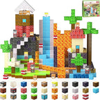 Magnetic Blocks, Magnetic Building Blocks, 3D Construction Build Toys, STEM Sensory Magnet Cubes (Multicolor-300PCS)