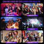 272 PCs Glow Party Supplies, 24 Foam Glow Sticks, 24 LED Glasses and 200 Glow Sticks ＆ Bracelets, 12 Glow sticks headband 12 Fiber Optic Hair Light，Glow Neon Party Favors for Wedding, Concert, Raves