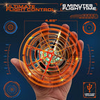 Force1 Scoot Skeet Mini Drone Electronic Shooting Game for Kids (Drone Only)- Hand Drones for Kids Compatible with Scoot Skeet LED Blaster, Electronic Target Game Indoor Flying Ball Drone Toy (Orange)