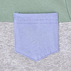 Baby Boy Clothes Toddler Boy Summer Outfits Short Sleeve Patchwork Top T-shirt & Pocket Pant Set 2 Piece 12 Months-4T