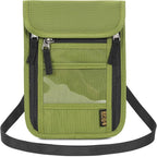 Neck Wallet Lightweight RFID Blocking Waterproof Travel Pouch for Women Men