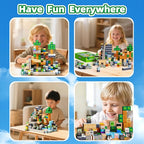 150PCS Magnetic Building Blocks Set Toys, Kids Classroom Magnet Blocks Sensory Toy for Toddlers STEM Learning, Construction Stacking Toy for Kids Boys and Girls Christmas Birthday Gifts