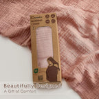 Nursing Cover 100% Cotton Breastfeeding Cover Privacy Muslin Lightweight Full Coverage Nursing Scarf Gift Set (Dusty Pink)