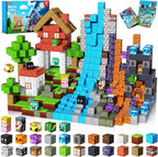 Magnetic Building Blocks - 150PCS Magnet Block Cubes Dark Hell Forest Castle, STEM Toy Building Sets for Kids Age 3+, Montessori Stacking Construction Toys Easter Gift for Boys Girls Age 4-8, 8-12