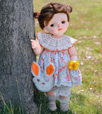 BJD Dolls, 1/4 Ball Jointed Doll Fullset with 15 Articulated Joints and Brown Glass Eyes, 20 Inch (50cm) Full Vinyl Girl, Collectible Reborn-Style Doll for Ages 14+, Gift Box Packaging