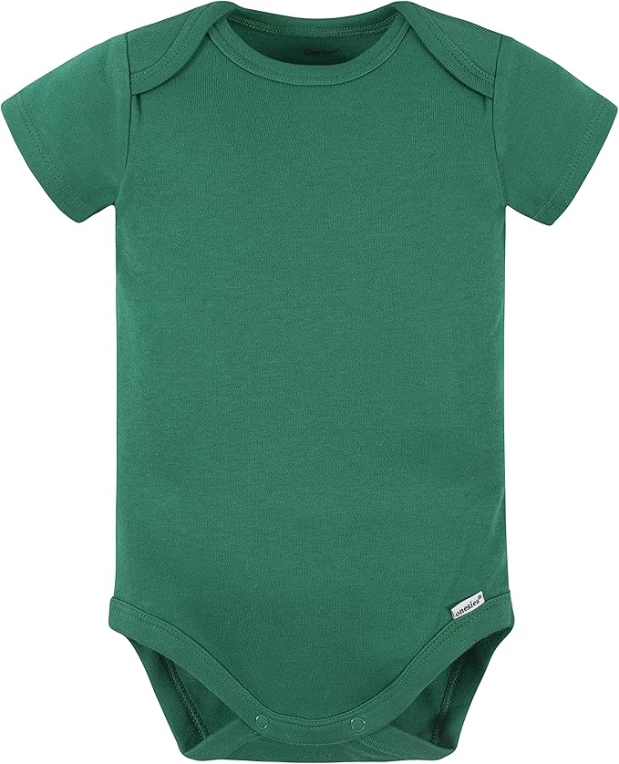 Gerber baby-boys 5 Pack Onesies Multi-packs Bundle Interlock 180 Gsm