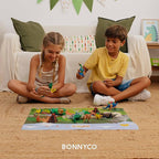 BONNYCO Dinosaur Toys for Kids Painting Kit 16 Figurines Kids Crafts Kits with Glow in The Dark Toys & Gifts for Boys 3 4 5 6 7 8 9 10 Years Old | Dinosaur Gifts Arts and Crafts Birthday Christmas
