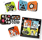 Floating Baby Bath Books – High Contrast Black and White Waterproof Bath Books for Babies 3+ Months