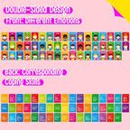 Emotions Flashcards, 50 Different Feelings with Coping Skills-Learn to Identify Various Moods, Cartoon Faces Emotions for Kids with Autism, ADHD -Emotion Flipbook for Therapy, Home Use