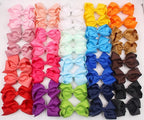 CÉLLOT 40PCS 4.5 Inch Hair Bows for Girls Grosgrain Ribbon Toddler Hair Accessories with Alligator Clips for Baby Girls Toddlers Kids in Pairs