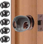 New & Improved - Door knob Baby Safety Cover - 5 Pack - Deter Little Kids from Opening Doors with A Child Proof Door Handle Lock - Driddle