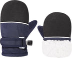 Toddler Gloves Kids Mittens Winter Warm Lined Fleece Gloves Waterproof Snow Baby Mitten for Boys Girls