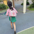 I IHAYNER Kids Glitter Lightweight Backpack for School Travel & Daycare, Toddler Backpack for Girls 3+ Preschool Kindergarten Elementary Kids Backpack-Rainbow Pink C