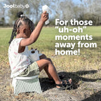 Jool Baby Portable Potty Training Chair with Travel Bag and 30 Liners, Foldable, Indoor/Outdoor Use, Camping (Sage)