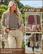 3 Pack Women's Nursing Long Sleeve Tops Breastfeeding Thermal Sweaters with Hidden Zipper Maternity Ribbed Shirts