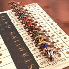 New Metal Horses Horse Race Board Game with 11 Metal Horses, 2 dice and 2 Boxes of Cards, Thick Luxurious Chessboard Wood, Horse Racing, Adult Game for Parties, Family Night