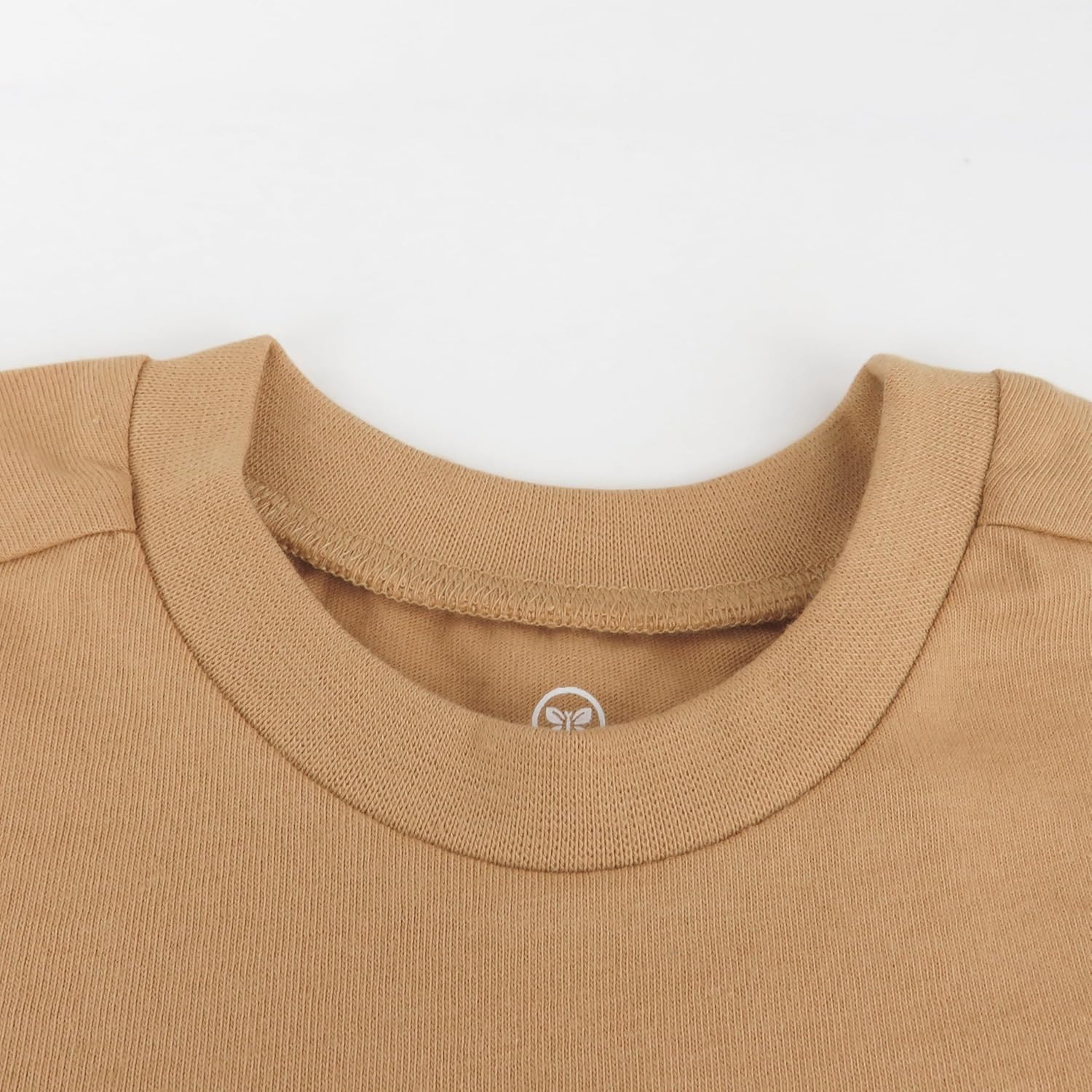 HonestBaby 5-Pack Short Sleeve T-Shirts 100% Organic Cotton Baby, Toddler, Little Kid, Boy, Girl, Unisex