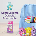 BioSwiss Care Bears Bandages, Unlock The Magic Care Bear Shaped Self Adhesive Bandage, Latex Free Sterile Wound Care, Fun First Aid Kit Supplies for Kids, 24 Count