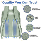 PILLANI Baby Diaper Bag Backpack - Large Bag for Boys & Girls, Waterproof Diaper Backpack - Travel Diaper Bags w/Changing Pad, Baby Registry Search & Shower Gifts - Essentials Must Haves Newborn Stuff