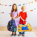 Wildkin 16-inch Kids Backpack – Durable, Padded & Spacious School Bag for Boys & Girls - Blue Stripes