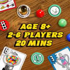 Whirly Derby: The All Action Marble Racing Game | New Family Board Game, for 2-6 Players, Age 8+