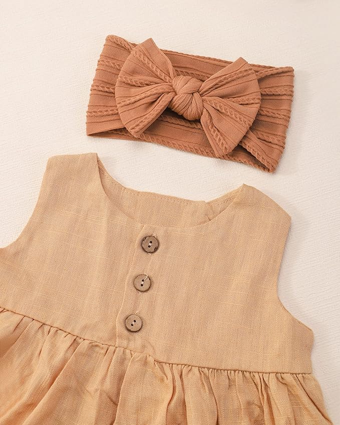 jollybows 6pcs Baby Nylon Headbands Hair Bow Elastics Hairbands Hair Accessories for Baby Girls Newborn Infant Toddlers Kids (Natural colors)