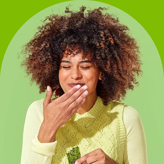 Gimme Seaweed Organic Premium Roasted Seaweed Snacks, Sea Salt & Avocado Oil, 20 Count, Keto, Vegan, Gluten-Free, Great Source of Omega3s and Iodine, Healthy On-The-Go Snack for Kids and Adults