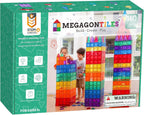 110PCS Premium MagneticTiles, MagnetTiles, STEM AUTHENTICATED, Magnetic Blocks, Magnetic Building Blocks, Magnets for Kids, MagneticTile Toy Boys Girls Age 3 4 5 6 7 8